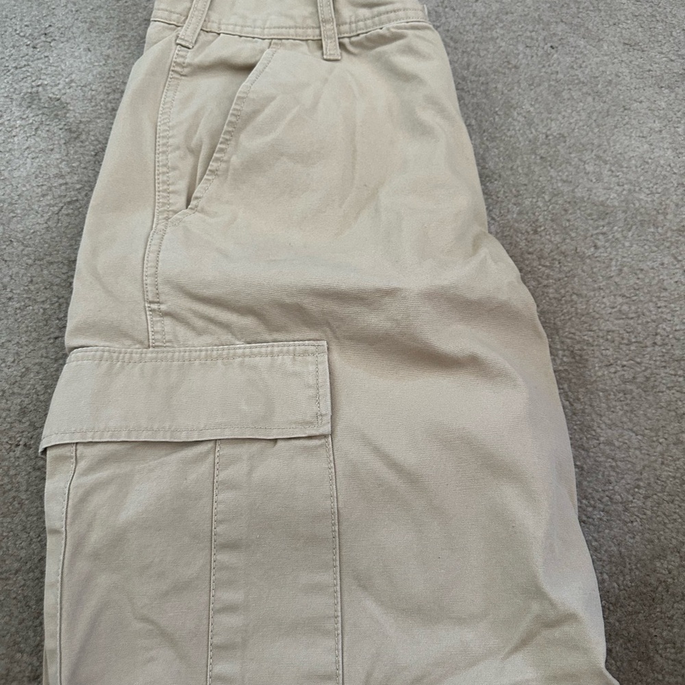 Beige Cargo Pants